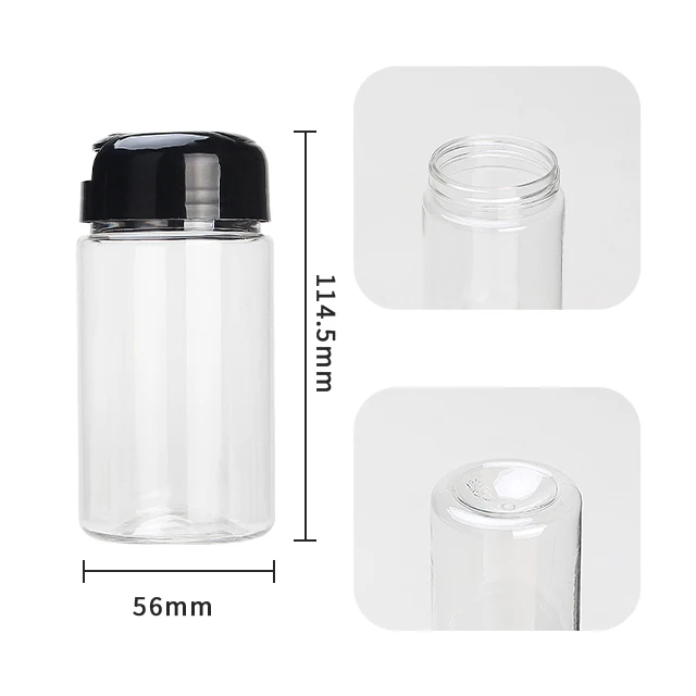 Hot Sale Multipurpose Seasoning Bottle Spice Jar Plastic Salt Pepper Shakers BBQ Seasoning Bottle 100ml 120ml 180ml