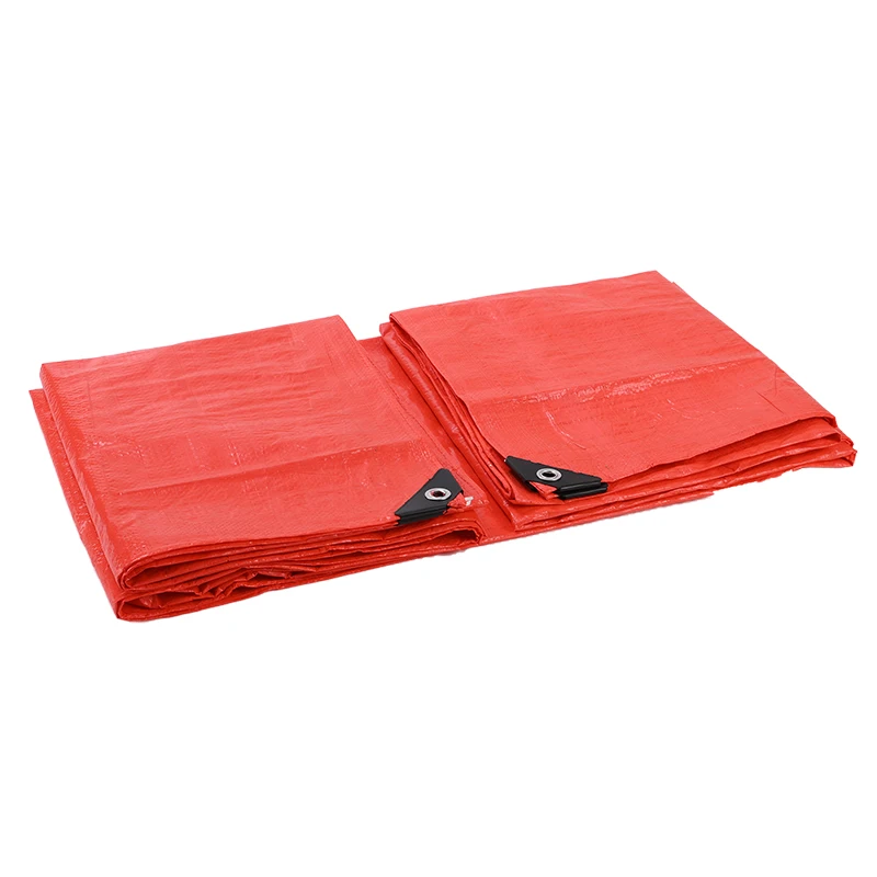 300Gsm China Truck Light Duty red PE Tarpaulin For Packing