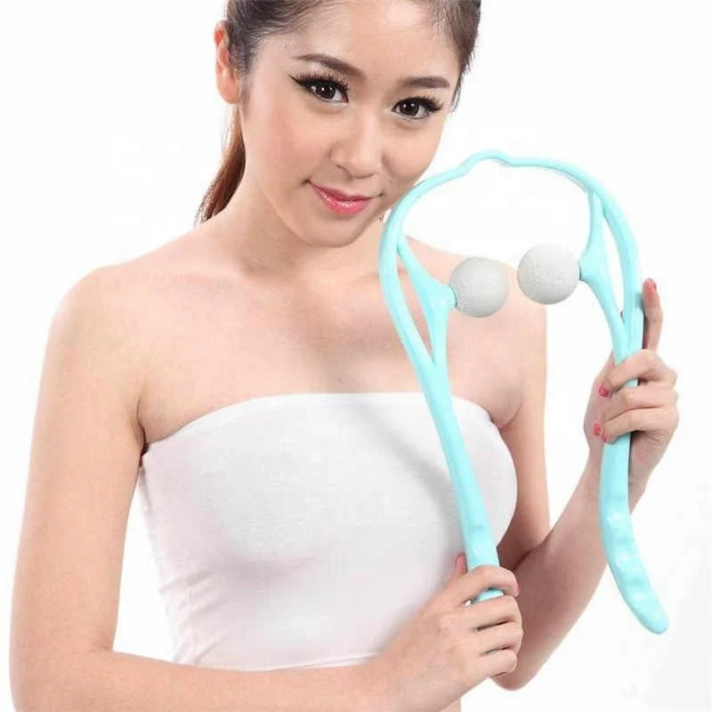 Manual massage hammer ball body neck waist massager