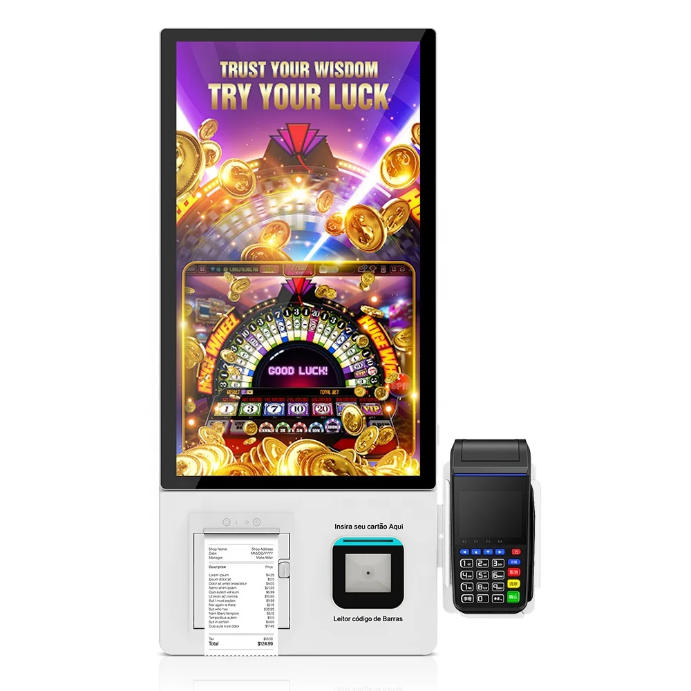 Mobile phone recharge payment shopping center kiosk