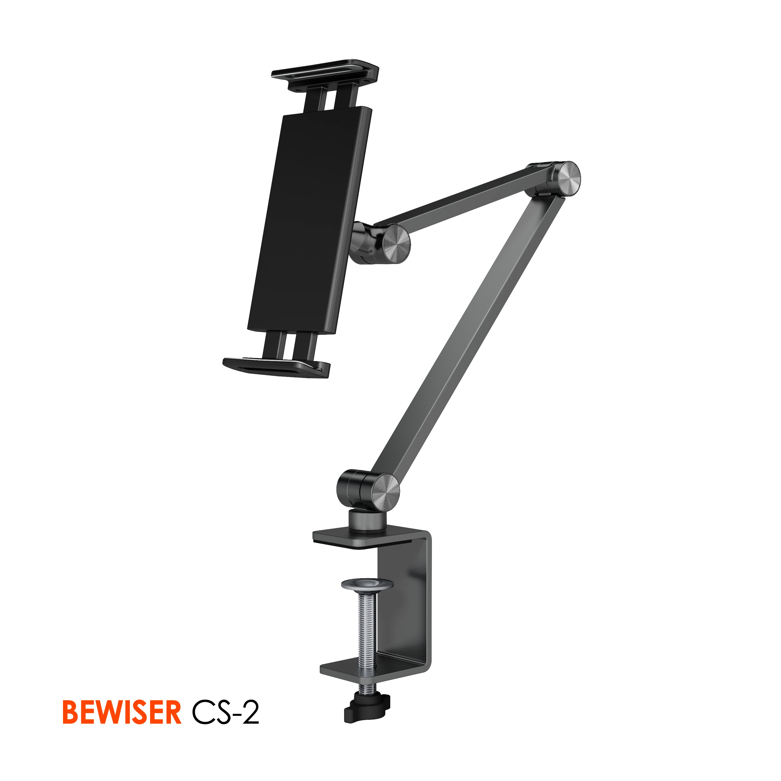 Desk tablet stand mount holder long arm phone holder (BEWISER CS-2)