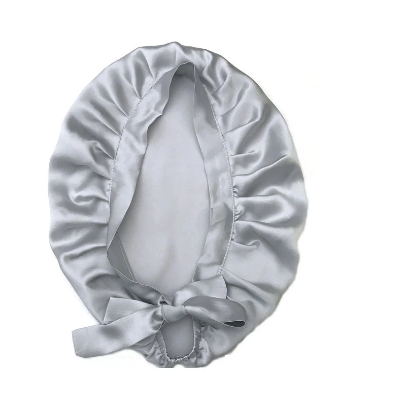 100% Pure Mulberry Silk Soft Comfortable Bonnet Sleep Cap For Women Curly Hair Long Hair