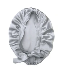 100% Pure Mulberry Silk Soft Comfortable Bonnet Sleep Cap For Women Curly Hair Long Hair
