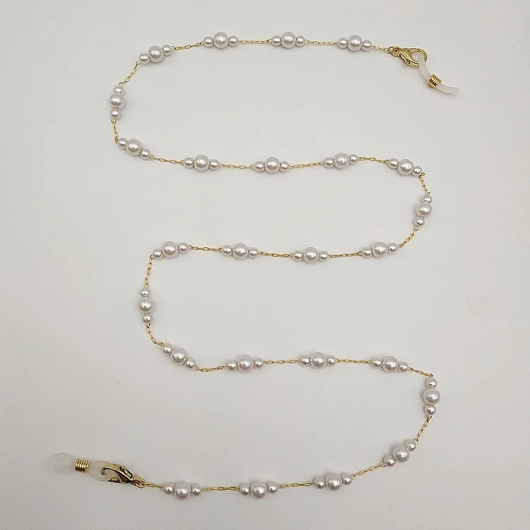 Beaded Eyeglass Strap Glass Trimmimg Chain With Chain