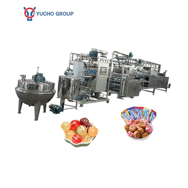 China Big Factory Good Price Small Rock Sugar Hard Candy Making Machine