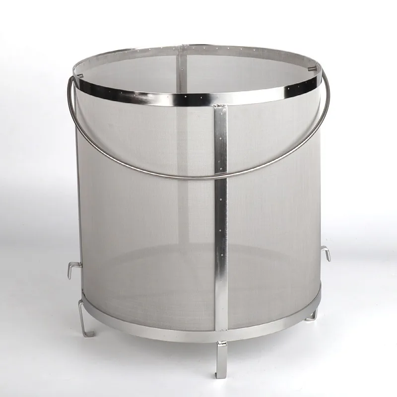 330 мм * 330 мм пищевая фабричная проволочная сетка хоп паук Пивоваренная, пивной хоп фильтр зернистая корзина 50 сетчатый фильтр 300 микрон SINO UNION