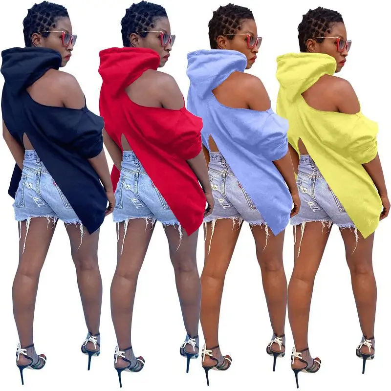 2021 оптовая продажа, легкий женский модный Повседневный Топ с капюшоном и принтом, однотонный простой свитер, женские толстовки и свитшоты больших размеров