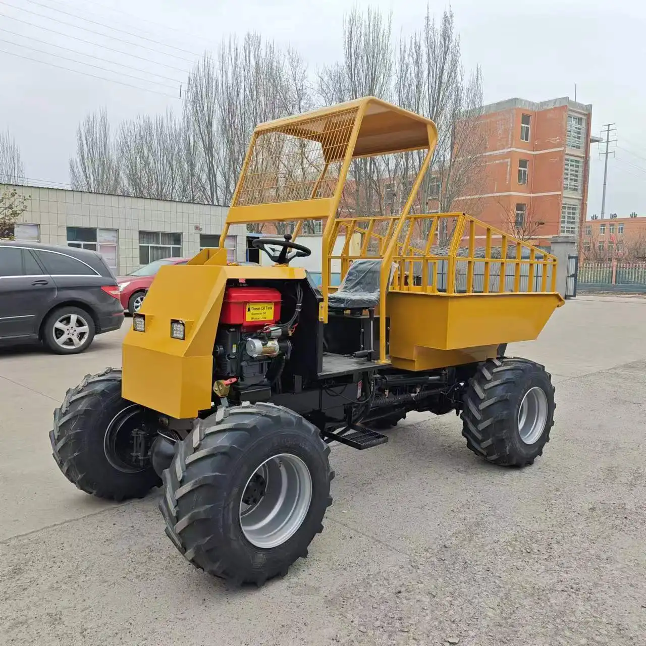 Высококачественный мини-самосвал мощностью от 1 до 10 тонн 4 Вт опционально гусеничный самосвал с дизельным двигателем EURO5 EPA4 для строительства шахты