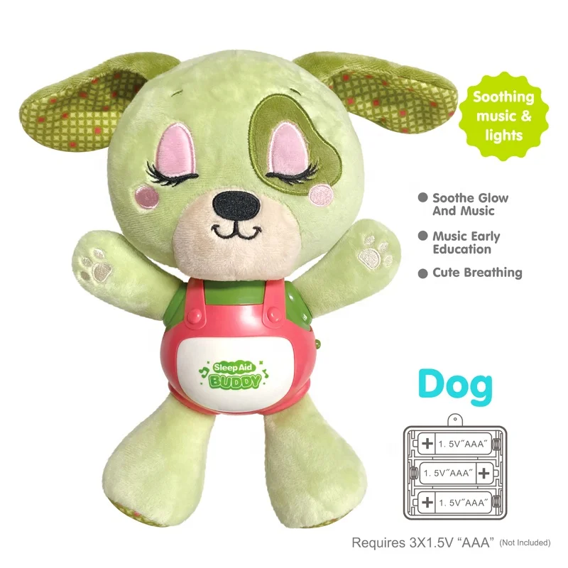 Samtoycn Wholesale Custom Baby Soft Soothing Anime Doll Plushie Toys Stuffed Animal Toy Musical Electronic Plush Toys