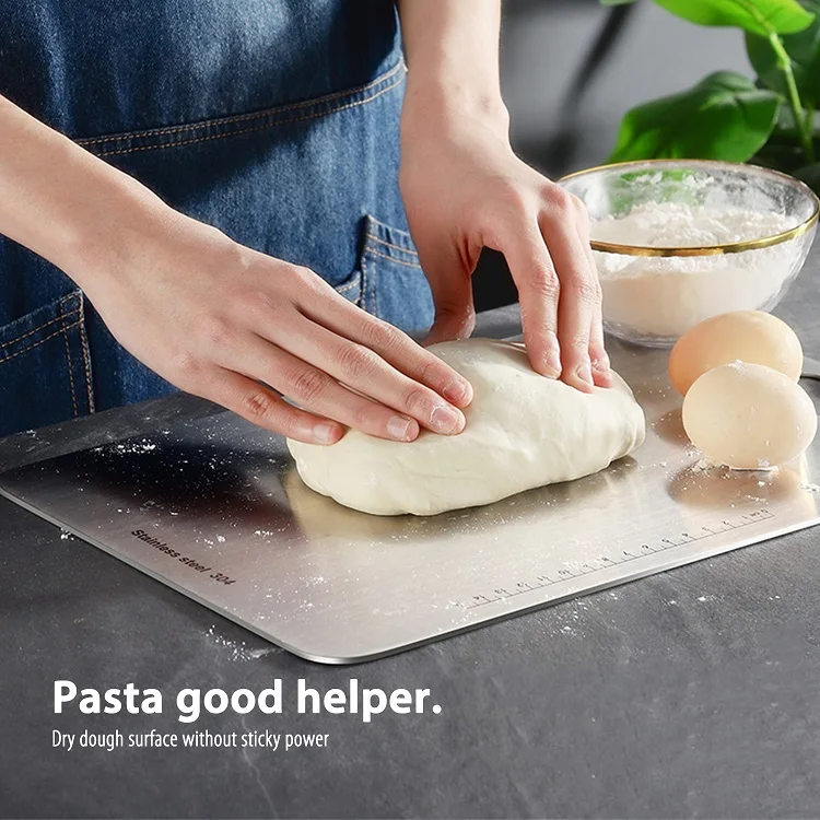 
304 Stainless steel food grade multi vegetable meat cutting chopping board for chefs kitchen home 