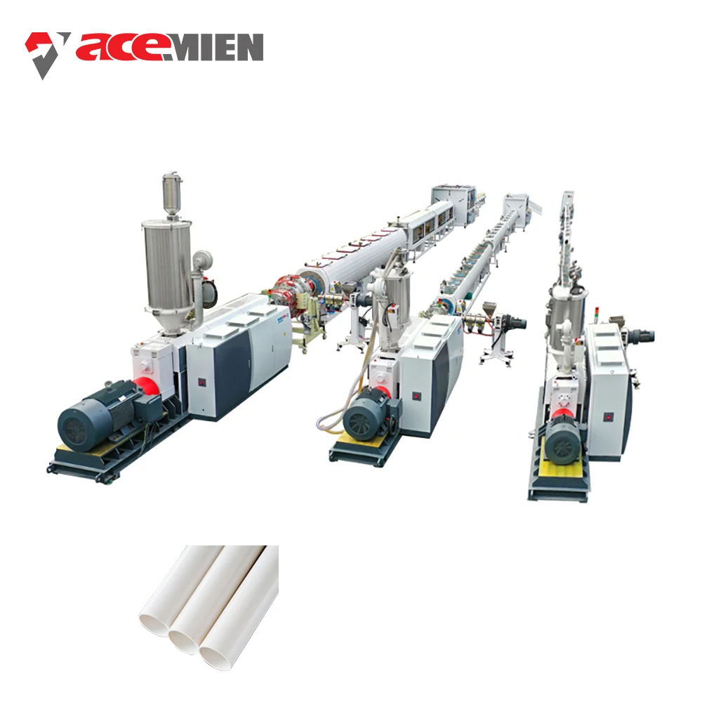 560-800 мм 315-630 UPVC PPR HDPE PE PP PVC экструдер для пластиковых труб производственная