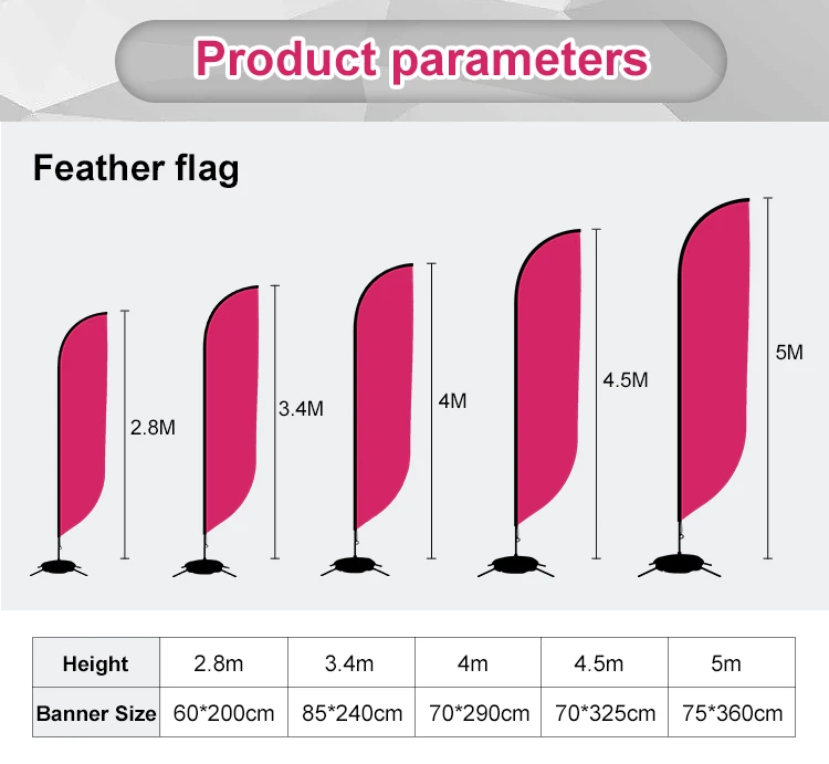 Hot Sale Advertising Ball Bearing Metal Rotating Banner Stand Flying Banner Pole Banner Stand