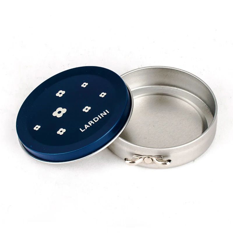 China Manufacturer Round Tin Container Tin Box Packaging Cosmetic Wax Custom Shoe Polish Tin