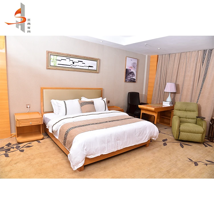 Традиционные китайские дешевые цены пользовательские king size мебель для спальни Наборы отелей