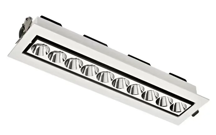 Modern Ac100-240v 15w 30w 45w Office Grille Lamp aluminum material led grill lights for Office Hotel Indoor