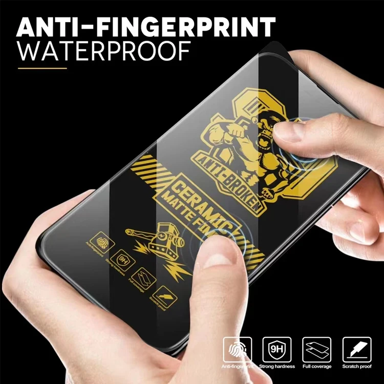 Factory Wholesale Price Hd Ceramic Matte 21d Hardness Screen Protector Suitable For Iphone 13 14 For Samsung Tempered Glass Film
