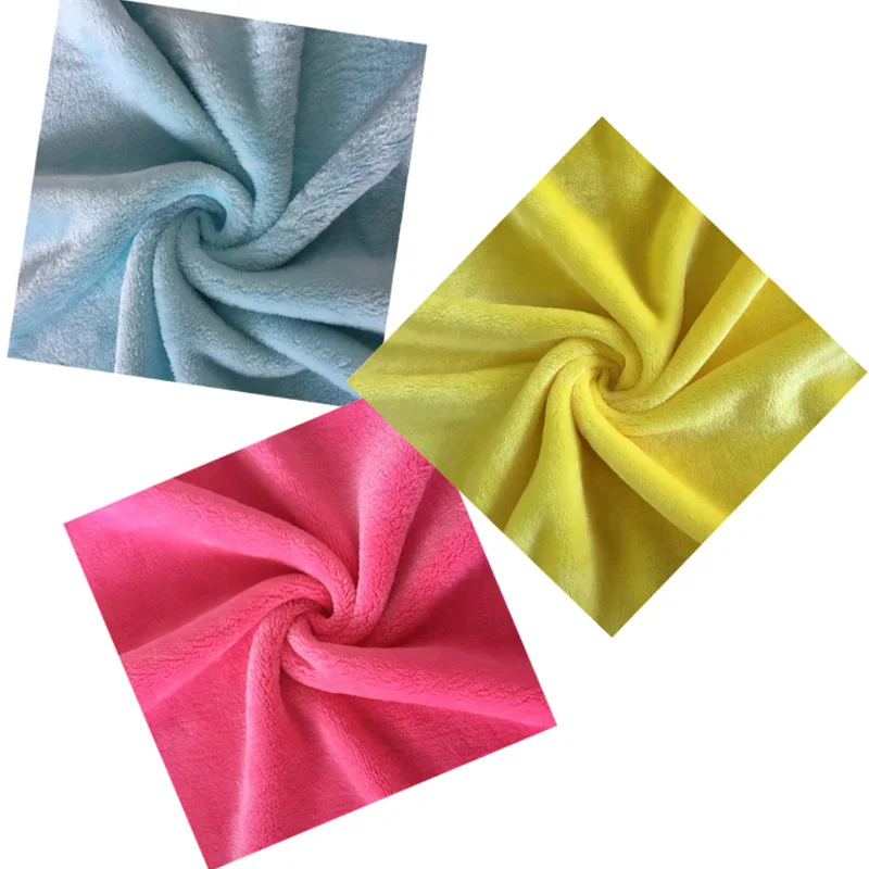 2020 Super soft 80% bamboo 280 gsm width 155cm bamboo velour fabric for baby cloth diaper and makeup remove pad