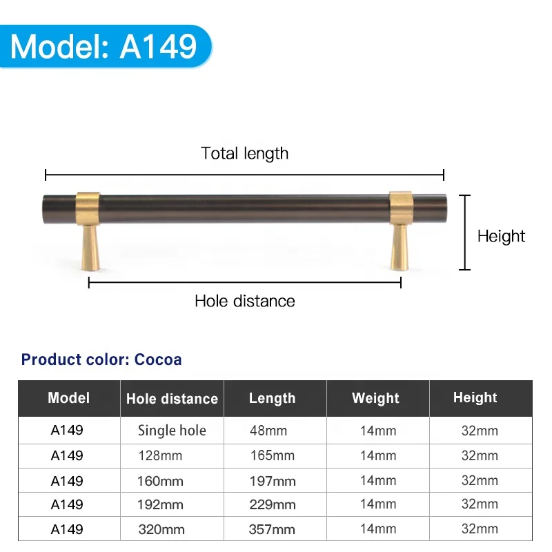 Luxury Hardware Furniture Handle Black Anodization Technology Aluminum Profile Kitchen Cabinet Handles