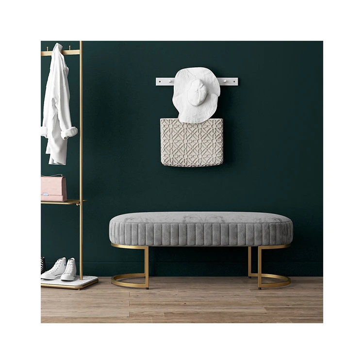 Kainice ODM Shoe Change Stool rectangle shoe rack bench storage sofa long bench for clothes store