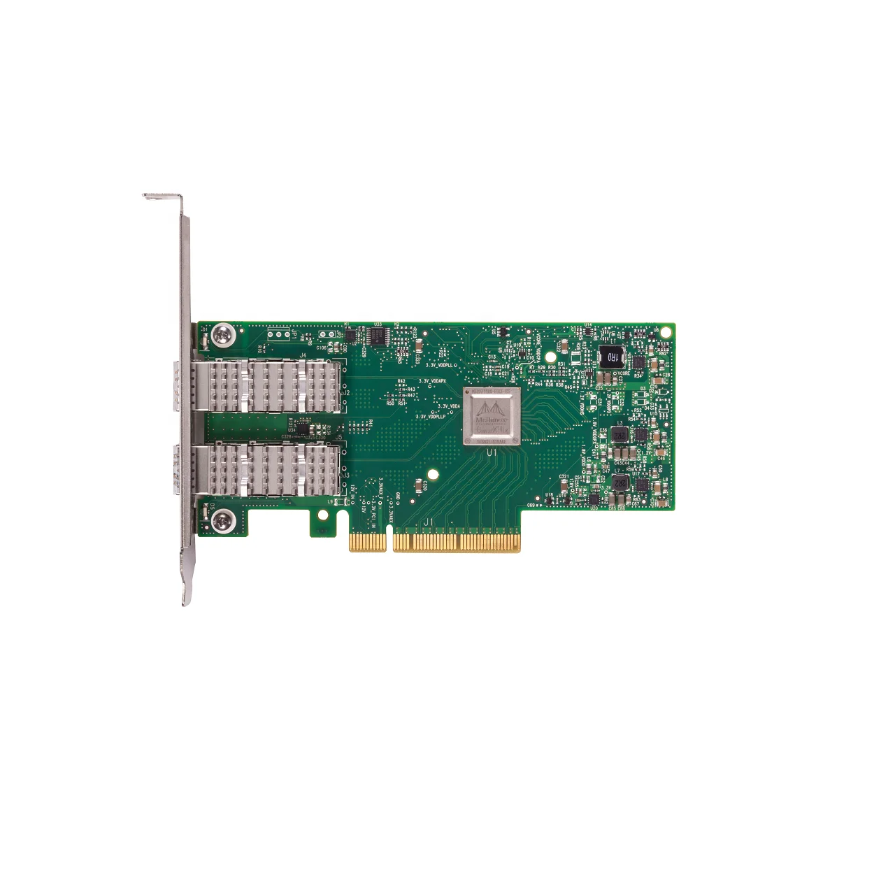 Адаптер для карт памяти MCX631102AN-ADAT Lx EN 25GbE с двумя портами SFP28 PCIe 4 0x8 No C rypto высокий