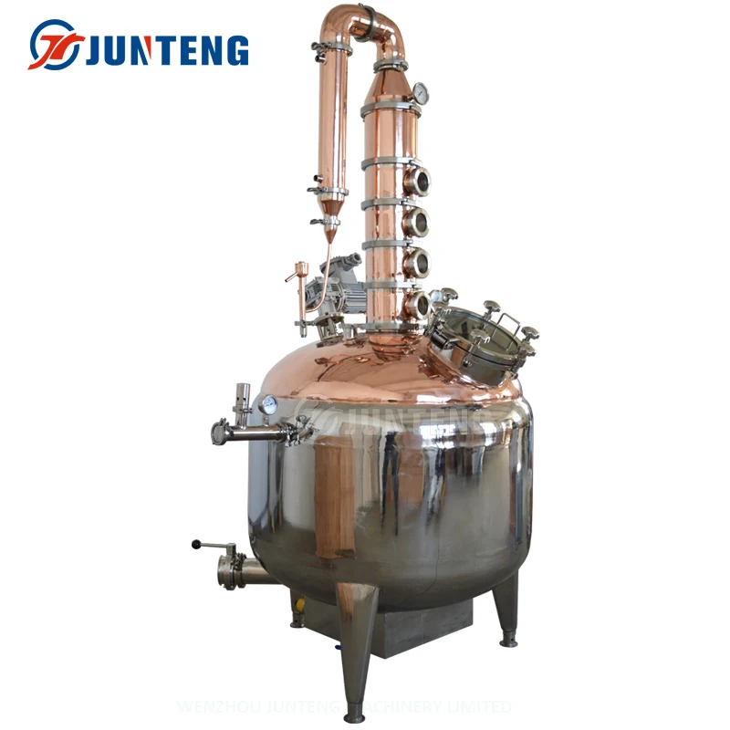 
500L Factory Directly Sale Alcohol Production Equipment Copper Distiller Copper Moonshine Still 