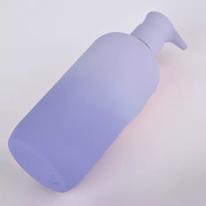 HDPE Body Lotion Shampoo Pump Bottles PET White Screw Plastic Cosmetic Packaging Custom Eco-friendly 200ml 300ml 500ml 5000pcs