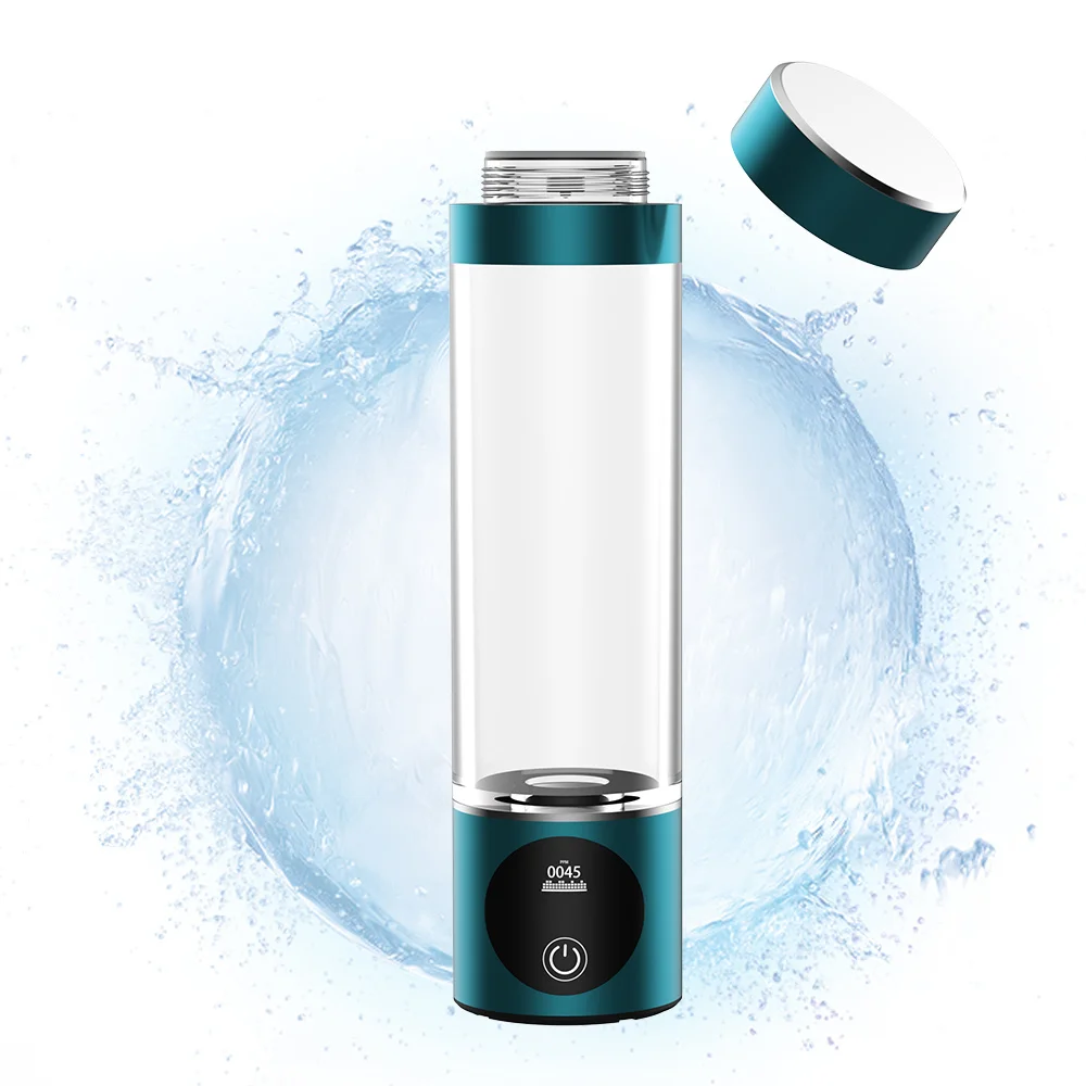 Factory Price LED Display Hydrogen Rich Water Cup USB Rechargeable Portable Hydrogen Water Ionizer Bottle
