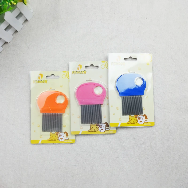 Amazon Hot Selling Durable Stainless Steel Hair Beauty Nit Lice Clean Flea Tick Comb