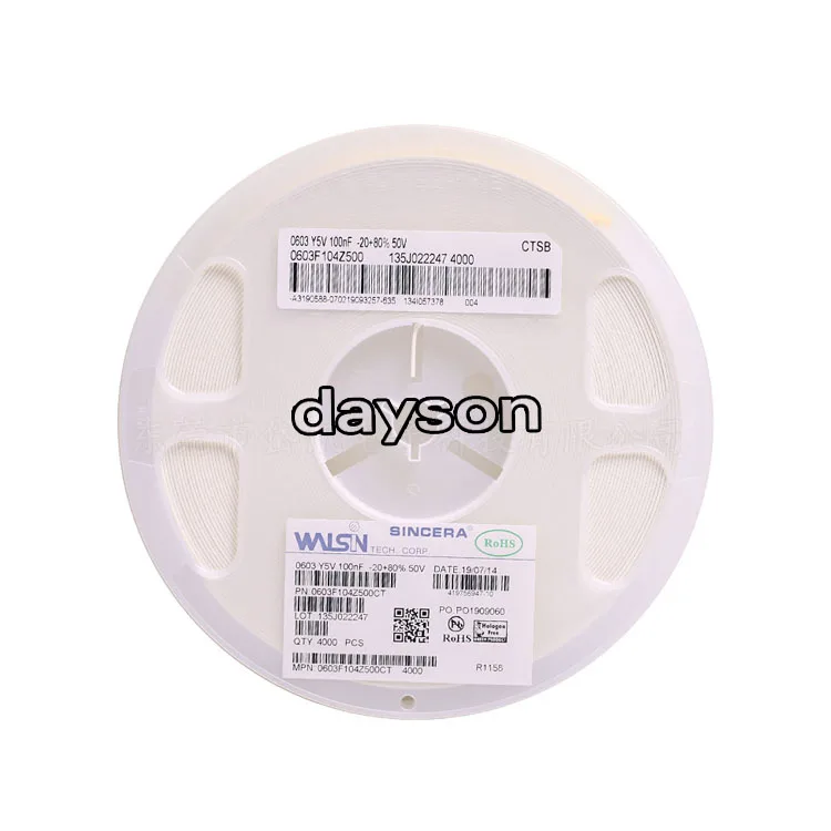 1206 CL31B106KAHNNNE (3216) 106K(10 мкФ) 25V X7R 10% конденсаторы SMD конденсатор