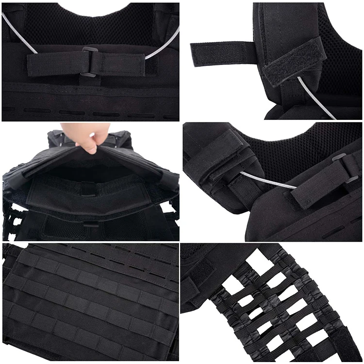 Outdoor Sports Body Armor Combat Assault Vest Waistcoat Tactical Molle Vest Plate Carrier Vest