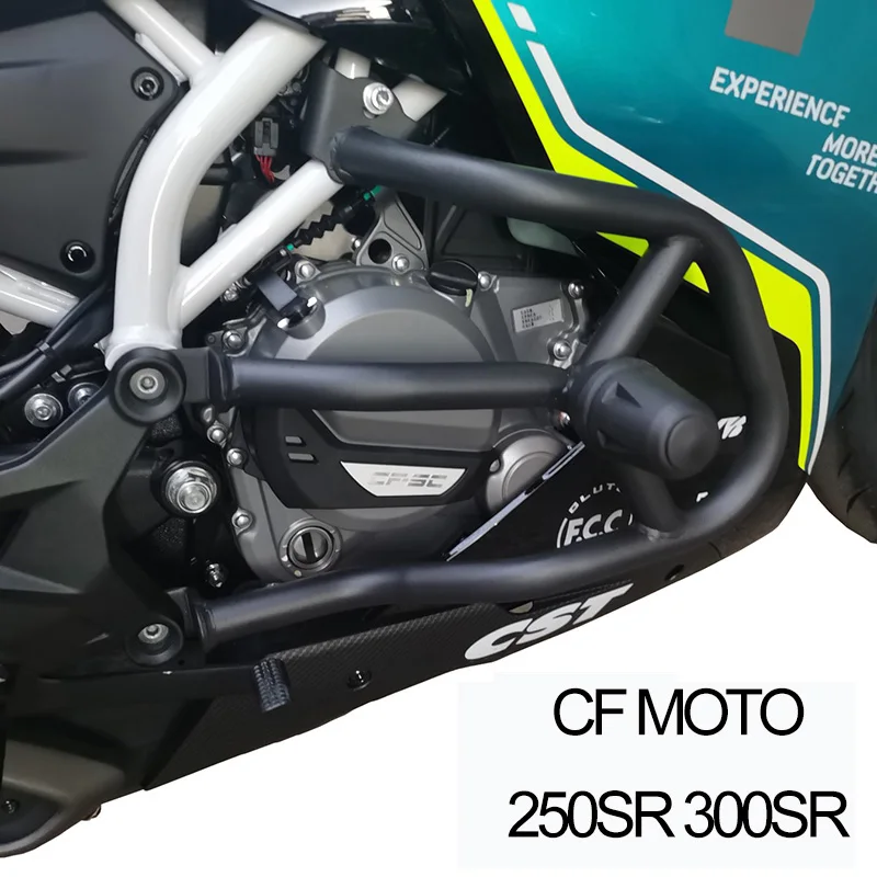 Wholesale Motorcycle Spare Parts Carbon Steel Material Motorcycle Bumper Engine Guard Crash Bar For CF MOTO 300SR 250SR