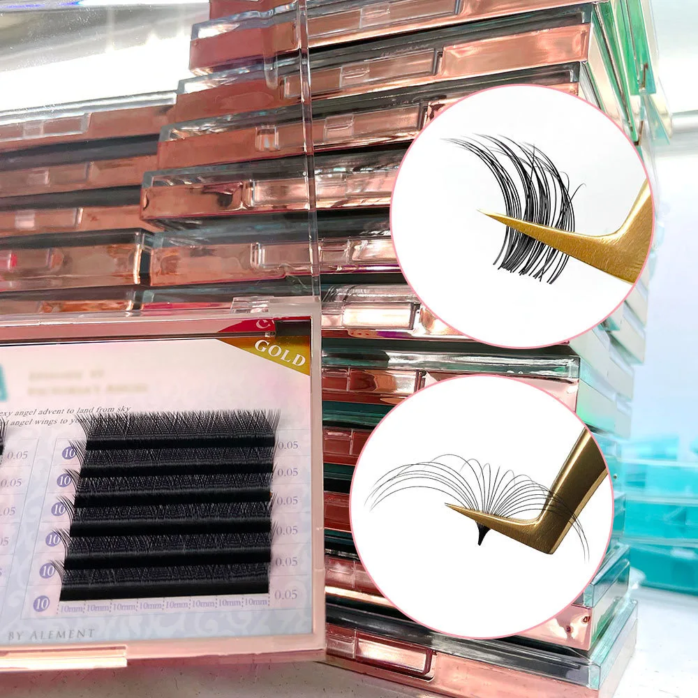 Lash trays matte black custom logo eyelash extension private label eye lash extensions supplies