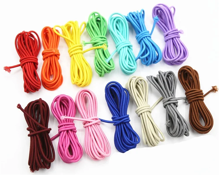 Strong Stretch Elastic Rope Bungee Shock Cord For Shoelaces Drawstring Cord
