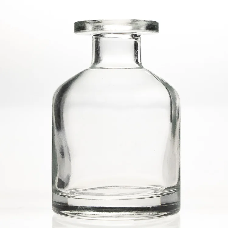 hot sale round 50 100 150 200ml Reed Diffuser Glass Bottle with cap