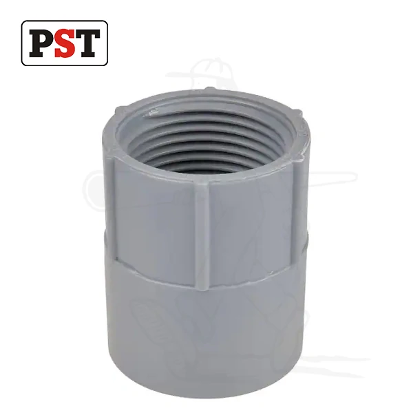 Grey Color Electrical  PVC Female Type Adaptor with UL Mark