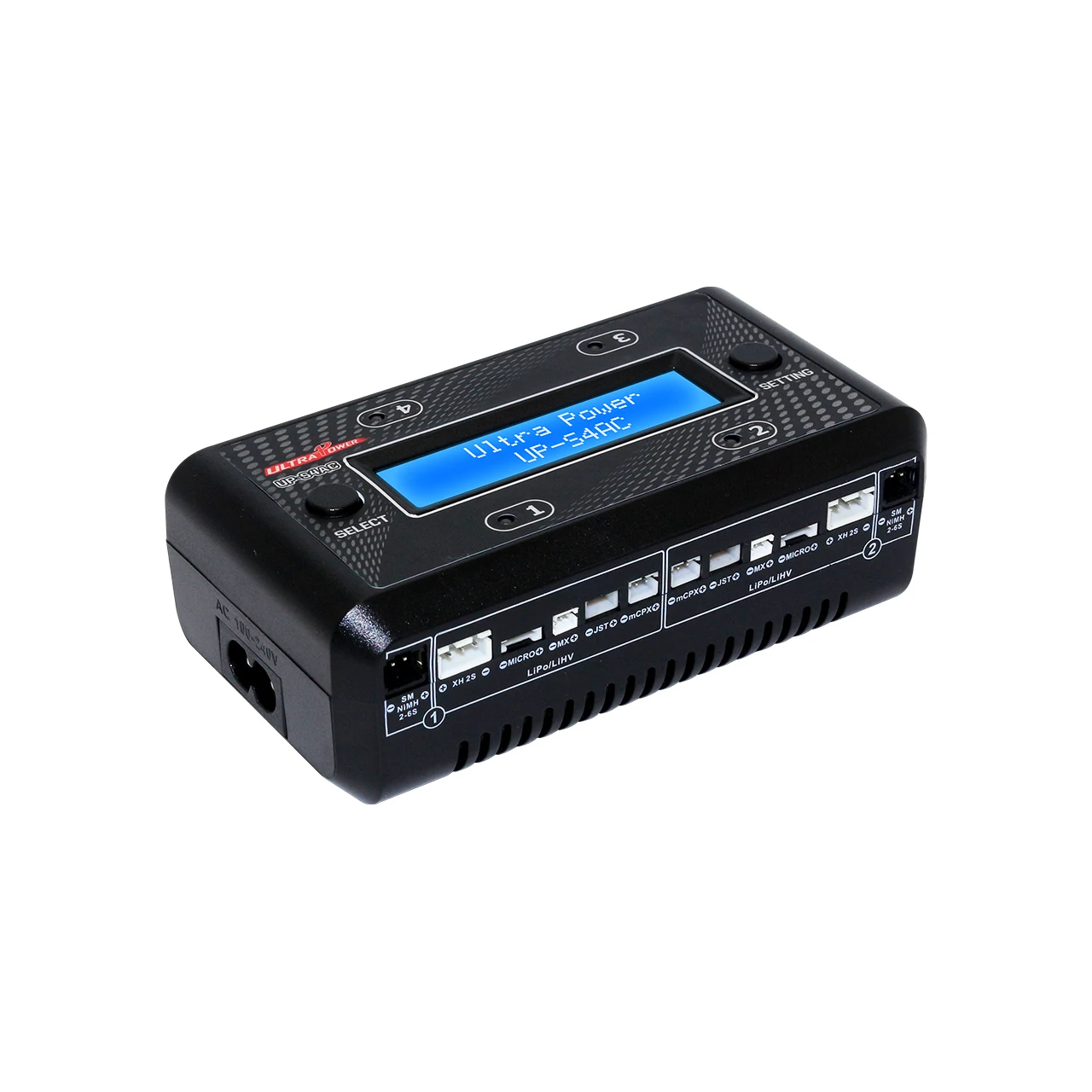 Ультра-яркии UP-S4AC Четыре Выход интеллигентая (ый) AC/DC RC баланс зарядное устройство для 2S LiPo/LiHV, 2-6SNiMH/гидридных и никель-кадмиевых типов аккумуляторов батареи