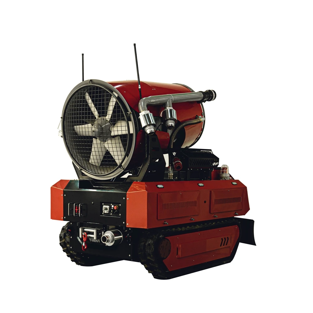 Professional Automatic Water Monitor Fire Fighting Crawler Heavy Equipment Intelligent Robot