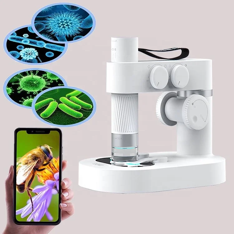 Beaverlab Smart Wireless Monocular Children Microscope Biological laboratory Mikroskop for Children Science Toy Educational