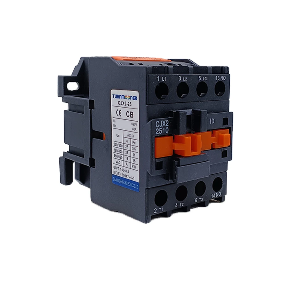 CJX2-25 Высокое качество 220v/катушка/магнитный контактор переменного тока подходит для 50 Гц или 60 Напряжение