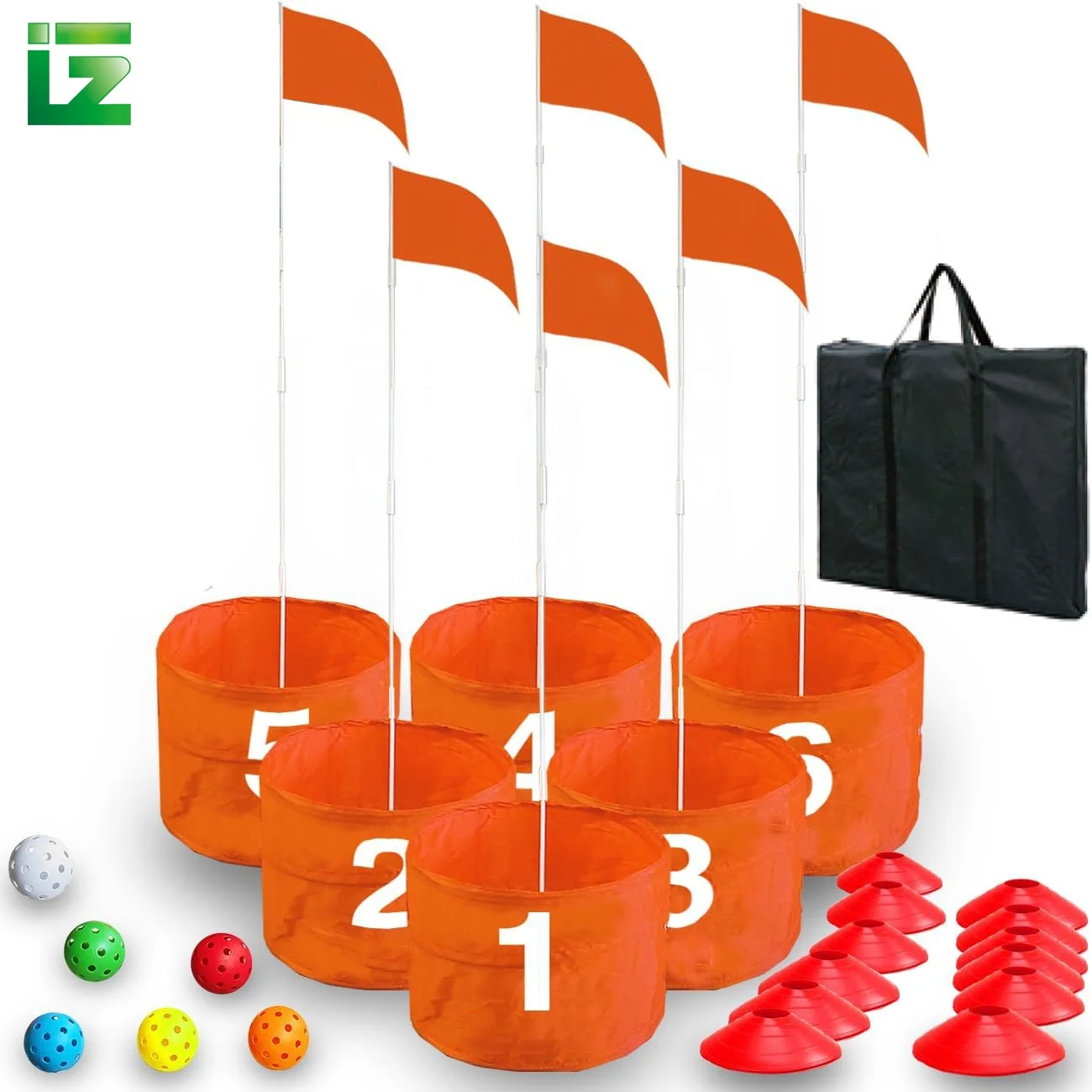 Golf Bucket Game The Ultimate Portable Backyard Outdoor Beach Golf Chipping Game With Buckets