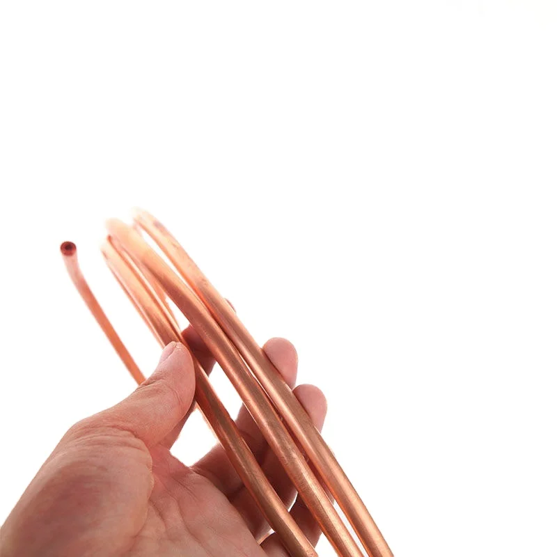 2Meters/lot Outer Diameter:6mm Thickness:1mm Flexible Copper Tube Air Conditioner Copper Tube Pipe