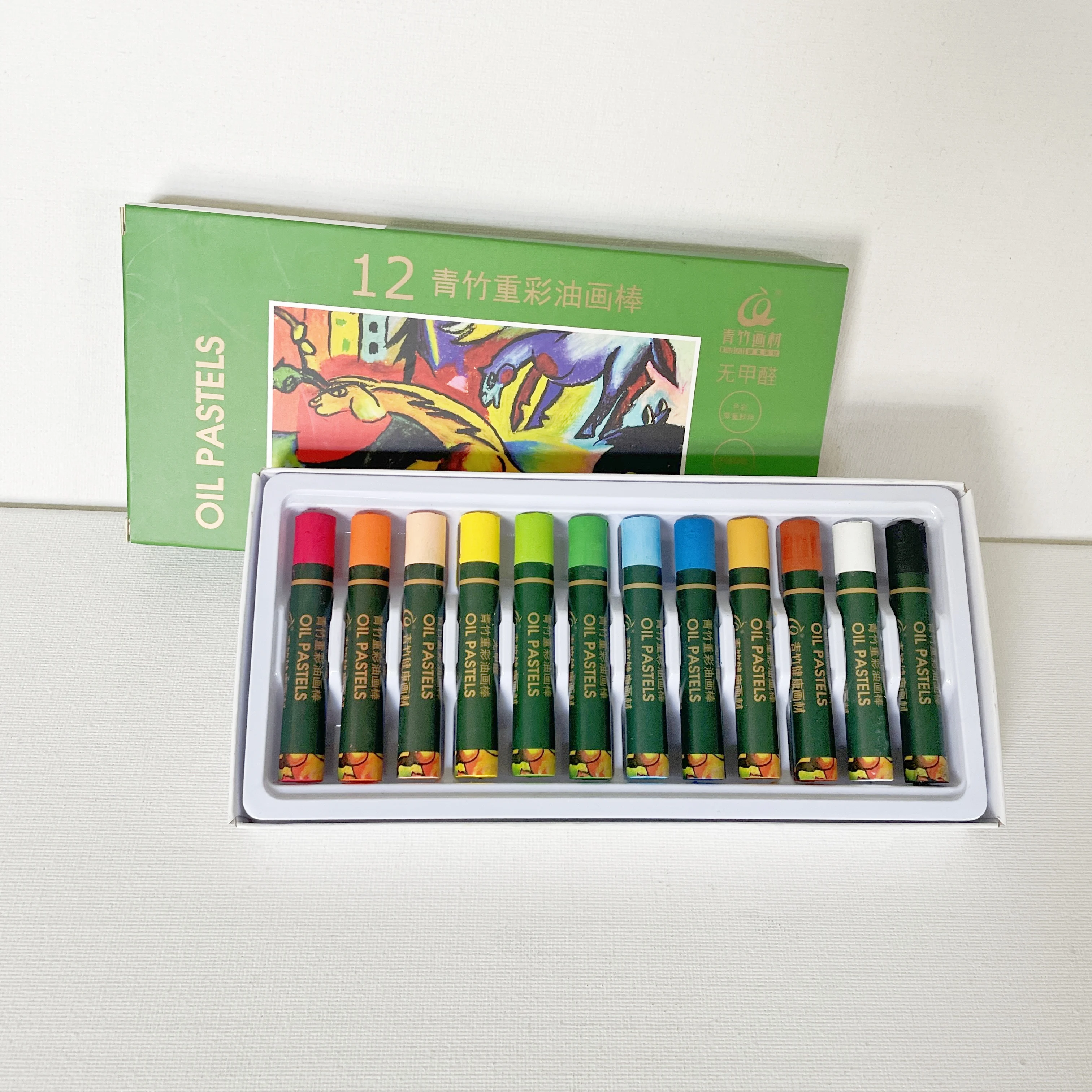 OEM Rich Pigments High Quality Washable Soft 12 24 Colors Oil Pastel Crayon For Child Artist Kids DIY