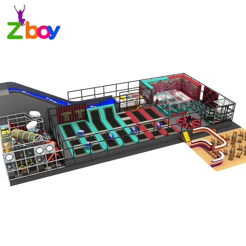 Activities Park Children Indoor Foam Pit Block Equipment Trampoline Parks For Sale