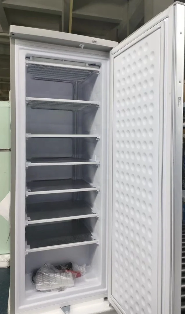 11 layers 220V 198 liters upright freezer per day 70KG solar ice block machine