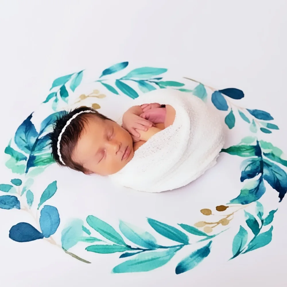 Newborn male and female baby photo props five-piece set of photo studio photo props crescent pillow baby shooting styling pillow
