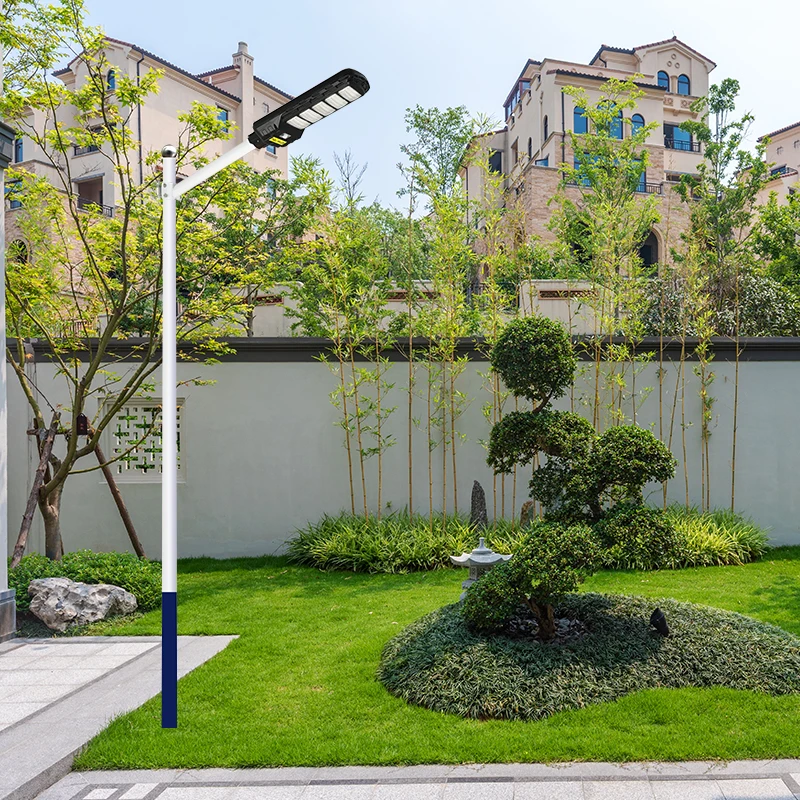 LIGHTSINCERE 504 led solar street light home led flood light outdoor double ended solar street light