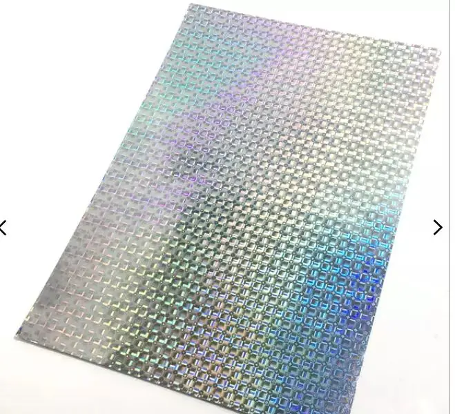 Hot Sale New Products Of Plain Hologram A4 Blank Adhesive Destructible Vinyl Eggshell Sticker Paper Sheets For Laser Printer