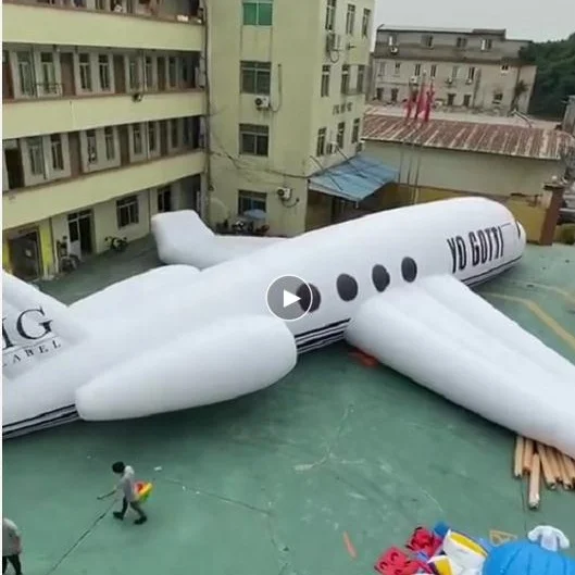 HOT SALE outdoor advertising big inflatable plane