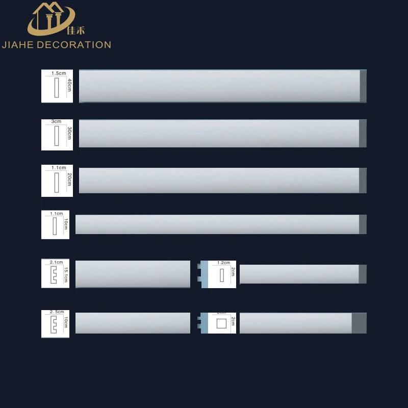 
moisture proof Light weight PU panel moulding interior wall veneer decor element 