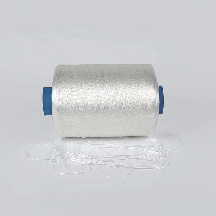 Low Shrinkage High Tenacity Polyester Yarn 1000D/192F Twisted  White for Sale